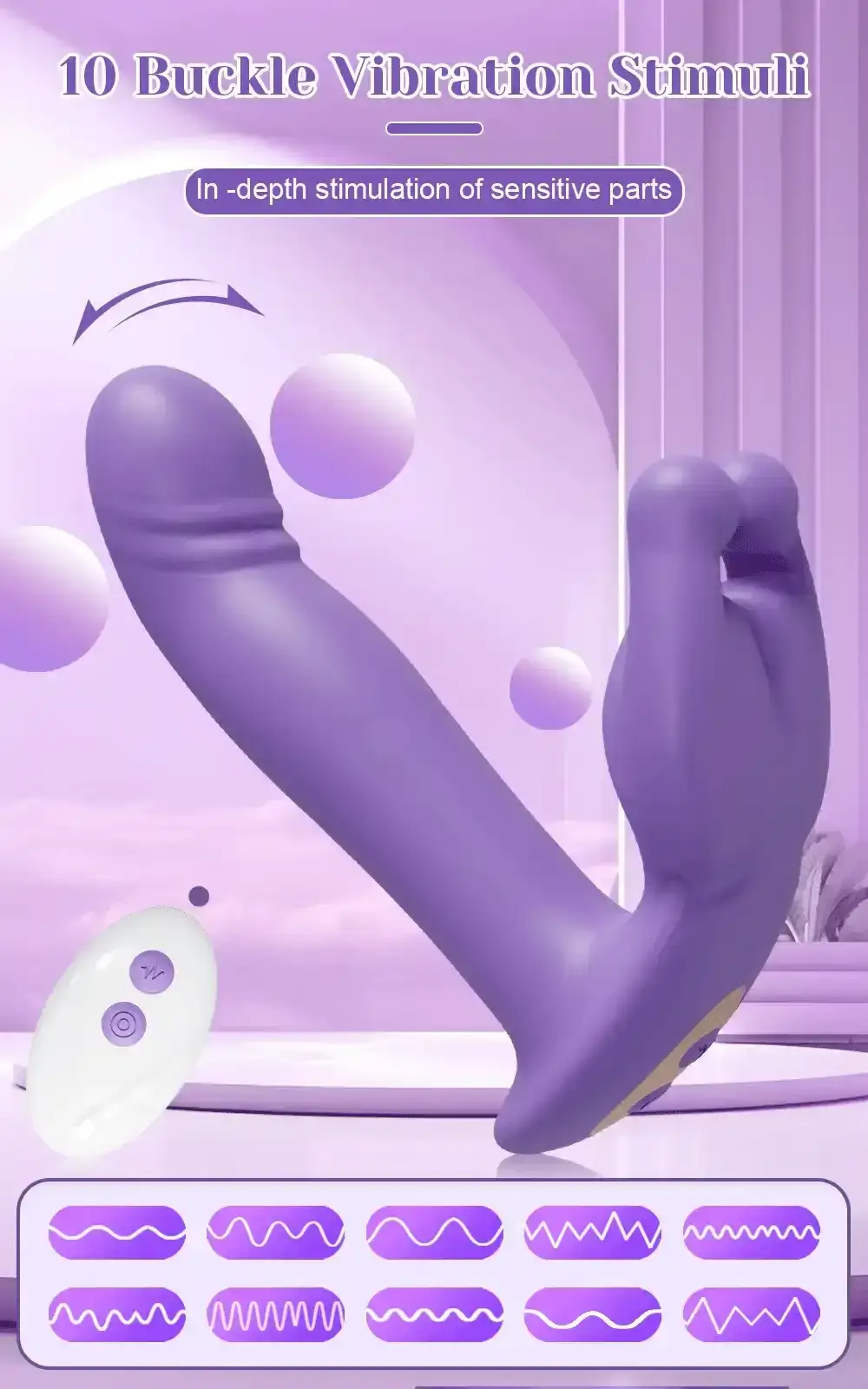 vibrador con 10 modos de vibracion