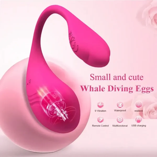 vibrador con diseño de huevo discreto