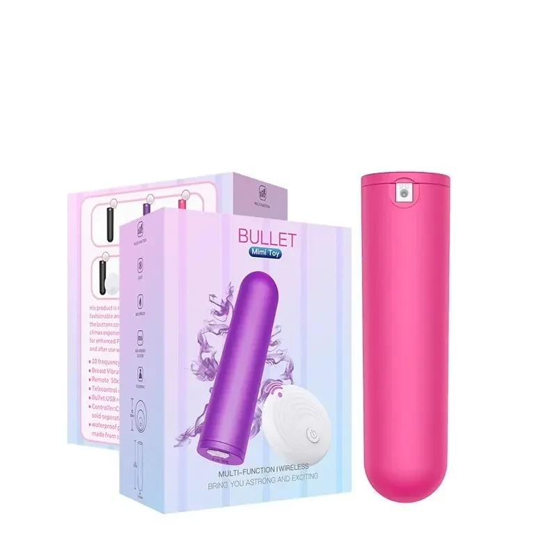 vibrador con forma de bala silencioso