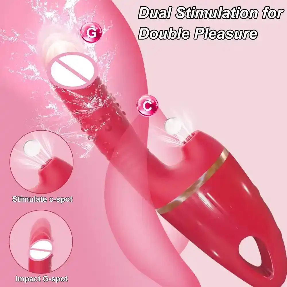 vibrador con propulsión y succión simultánea