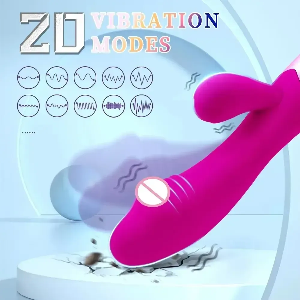 vibrador conejo recargable doble motor potente