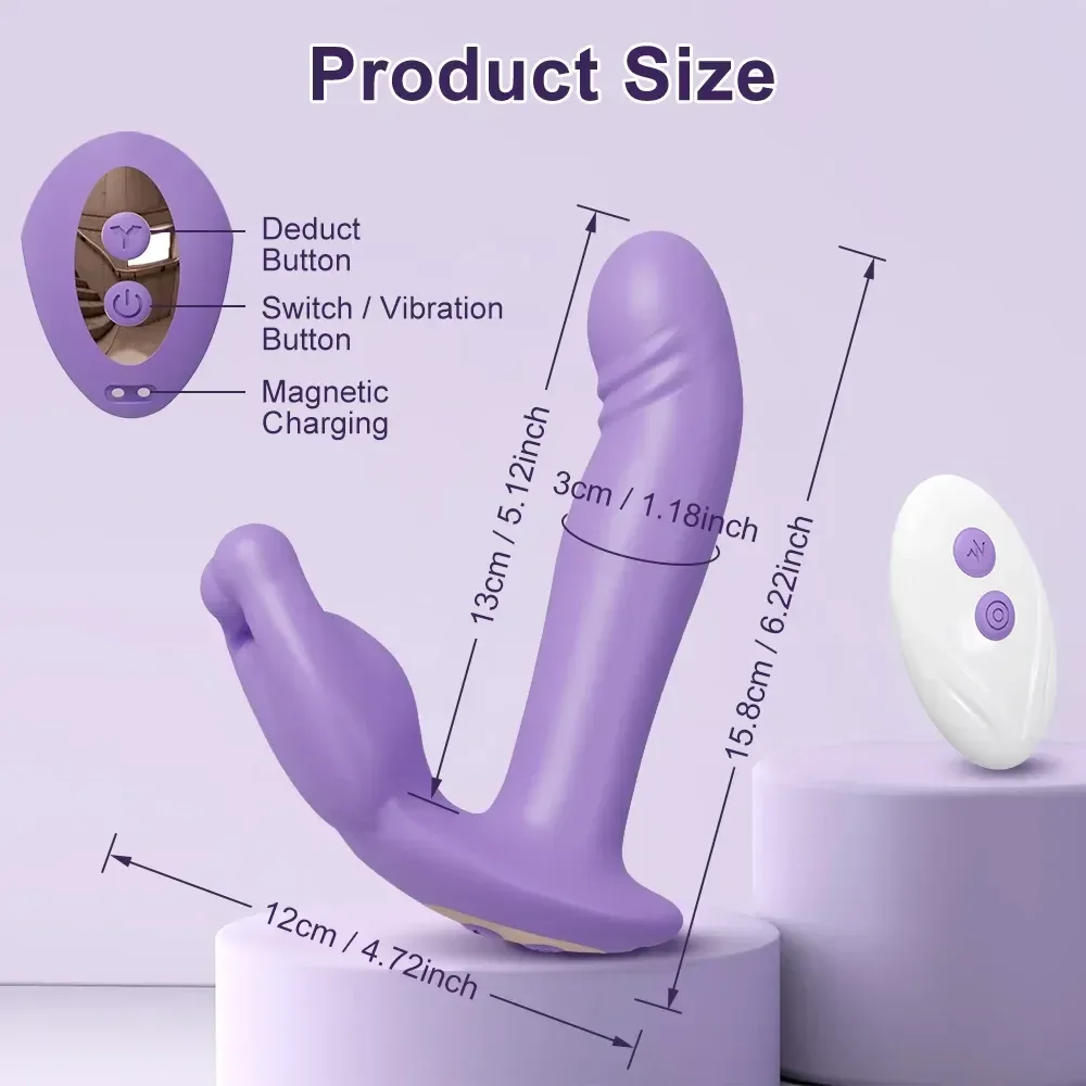 vibrador corporal con control remoto