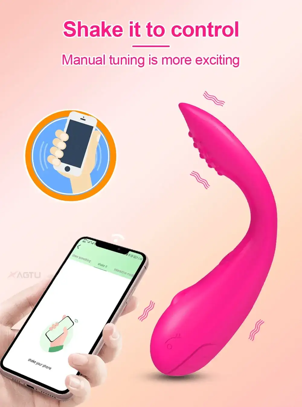 vibrador curvado recargable para g