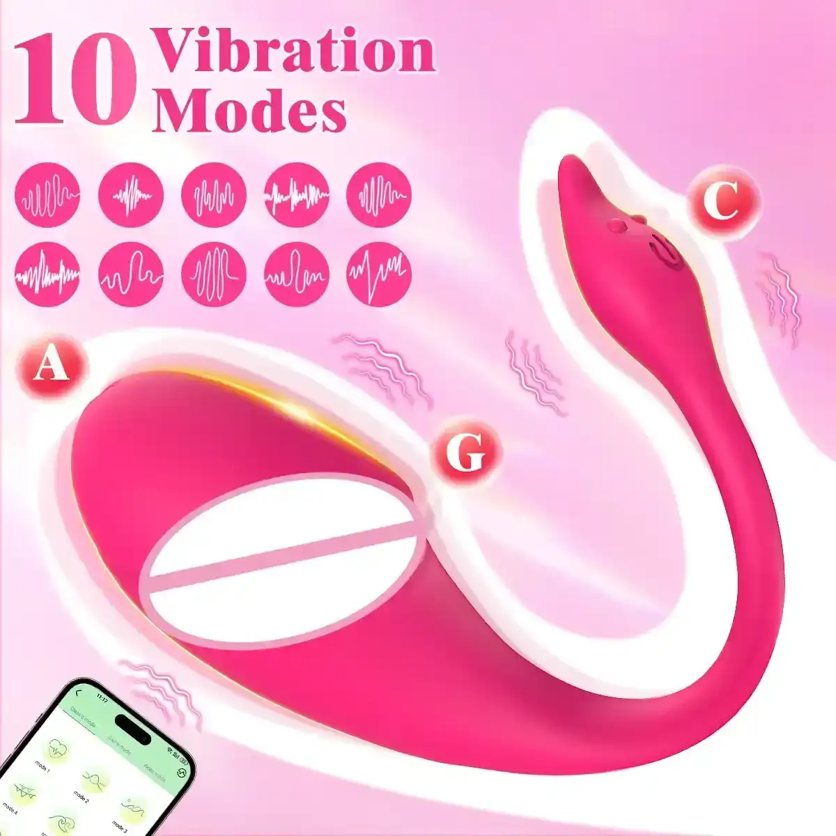 vibrador curvo para punto g 1