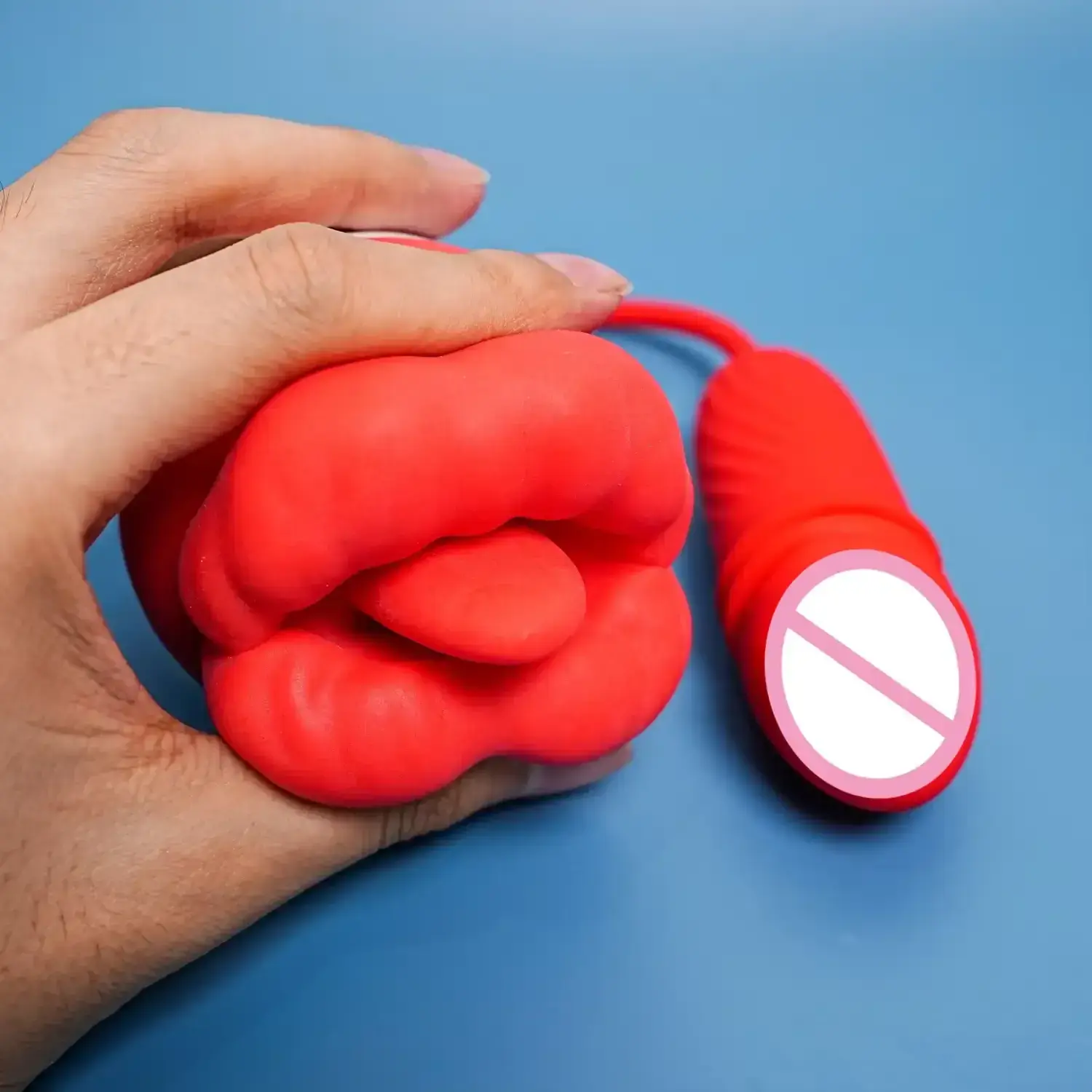 vibrador de lengua y empuje ergonomico