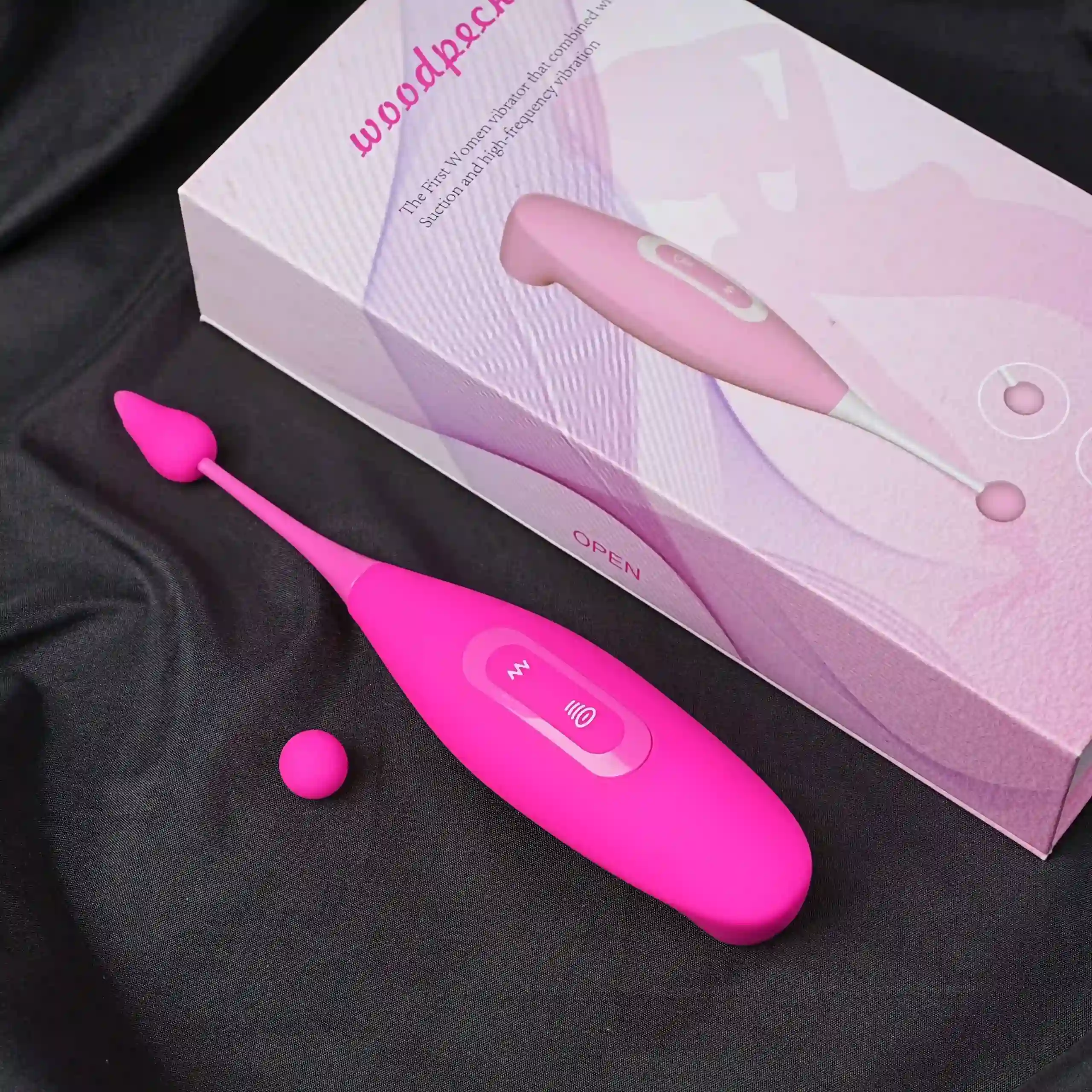 vibrador de punto g con succion clitoridiana