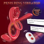 vibrador de silicona con forma de anillo