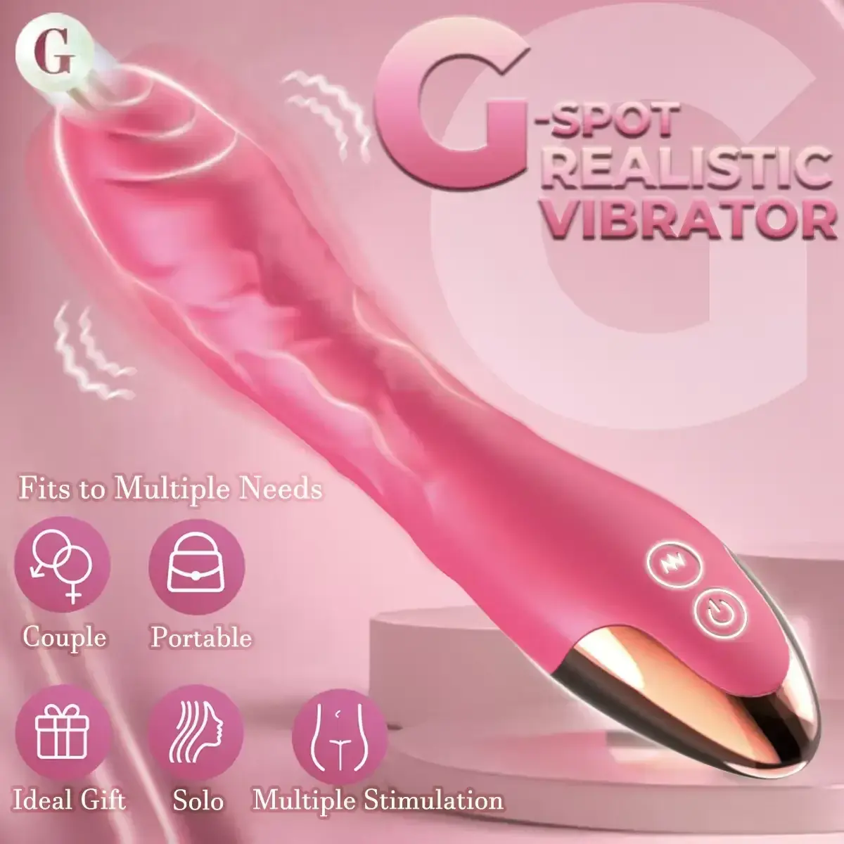 vibrador de silicona para zonas erogenas
