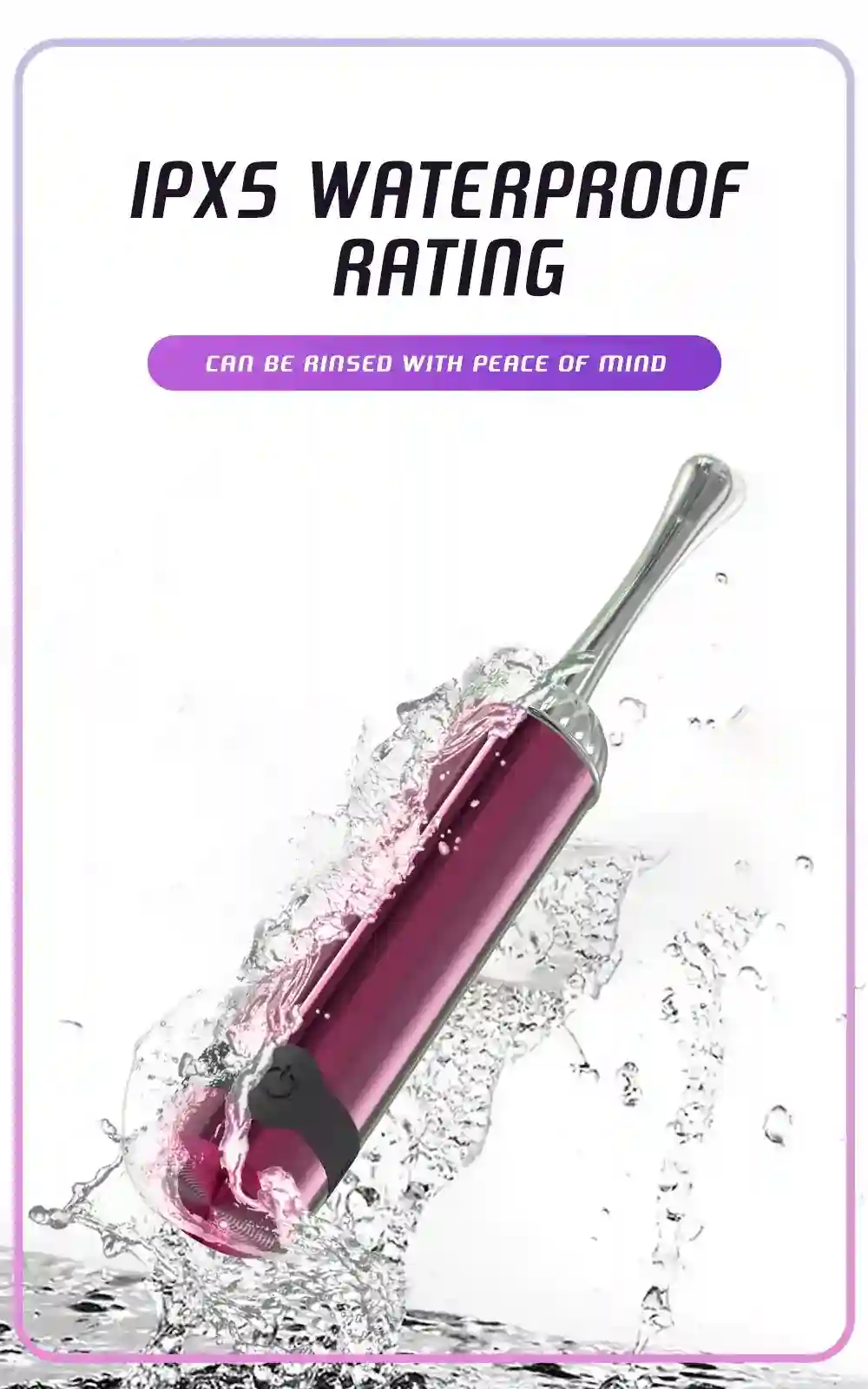 vibrador de viaje compacto y potente