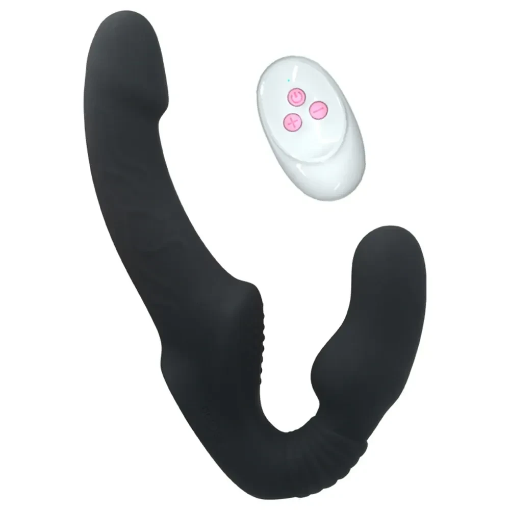 vibrador doble cabeza falica silicona suave