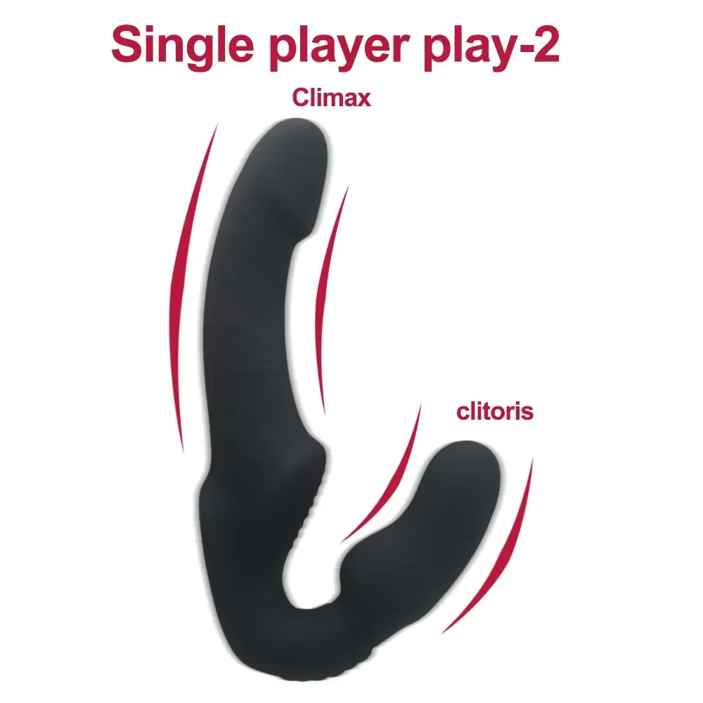 vibrador doble diseno sin tirantes recargable
