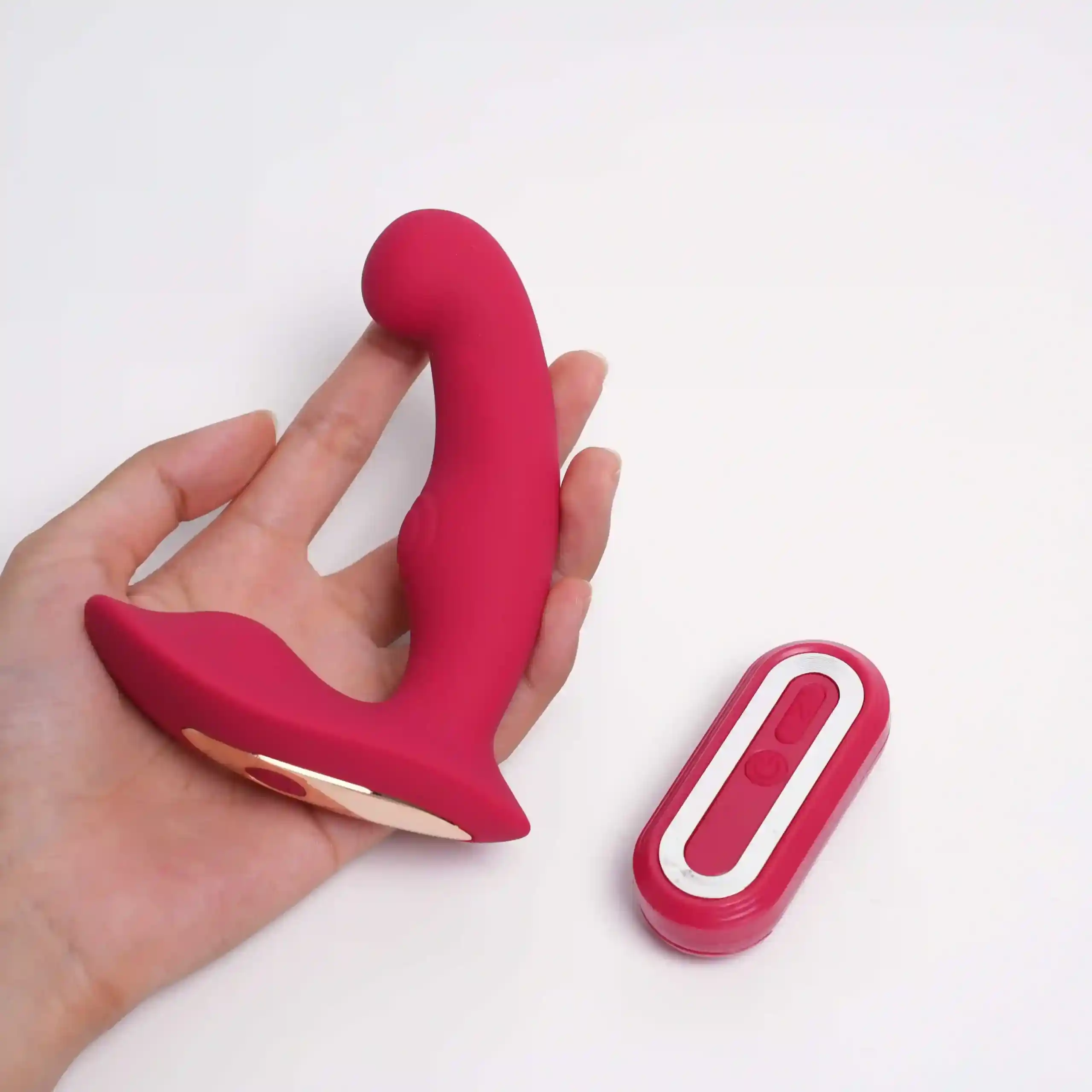 vibrador dual silicona medica forma huevo