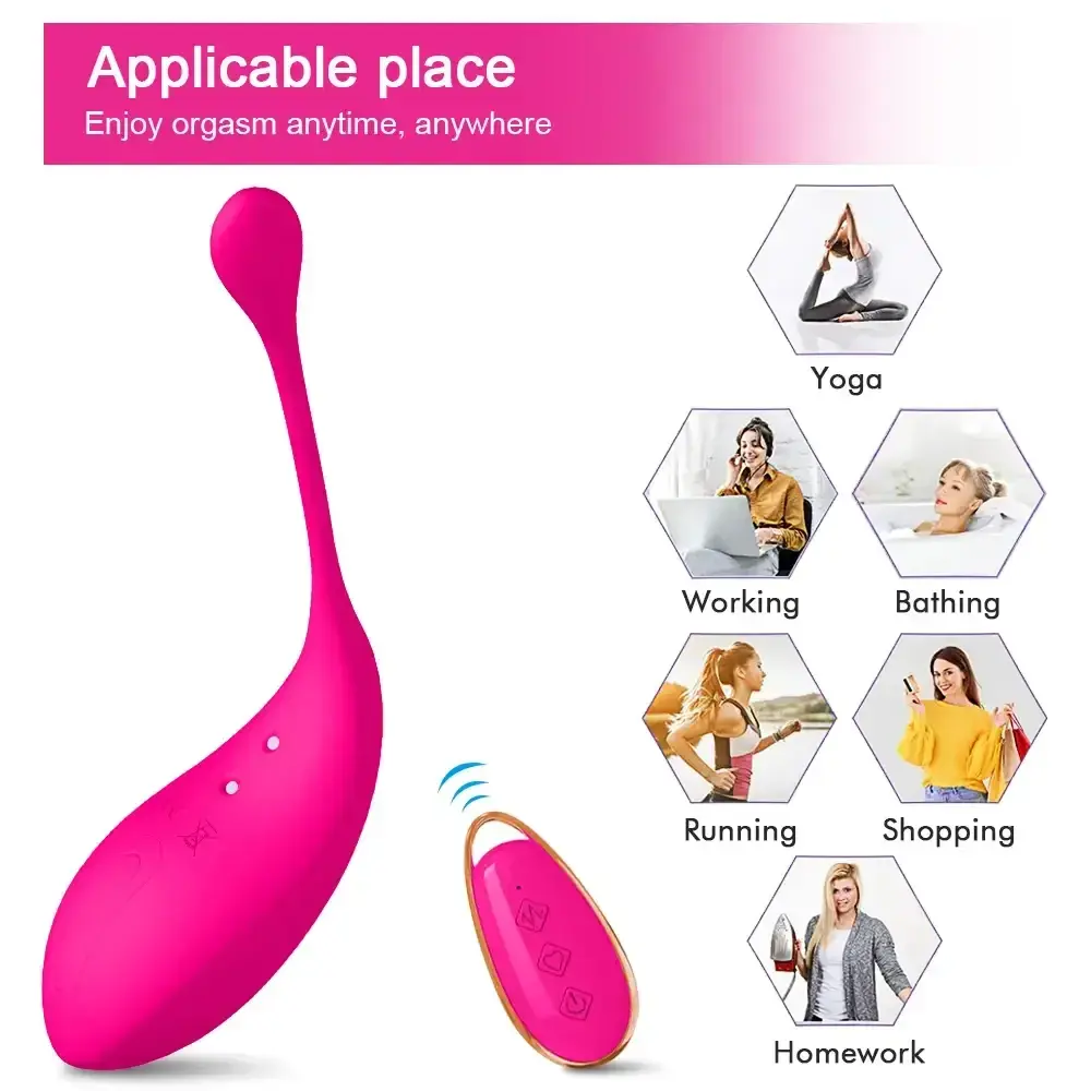 vibrador en forma de huevo recargable