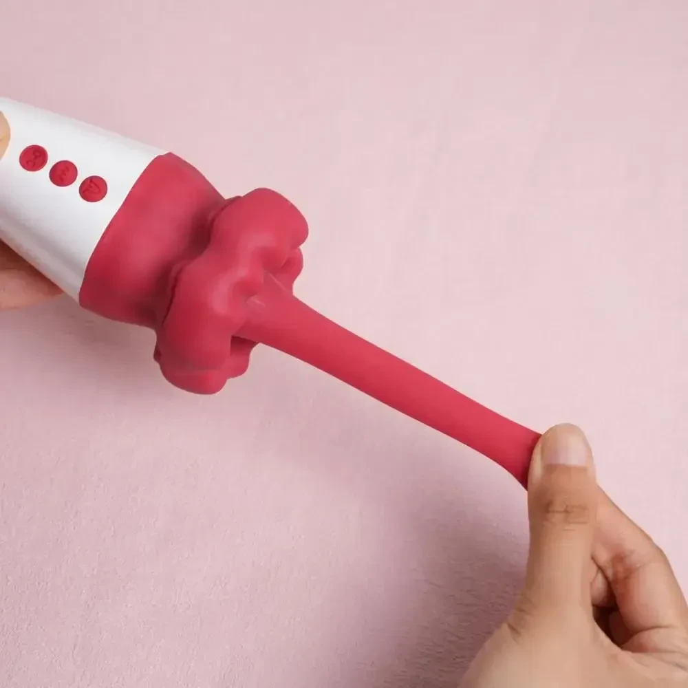 vibrador femenino con accion de lamido