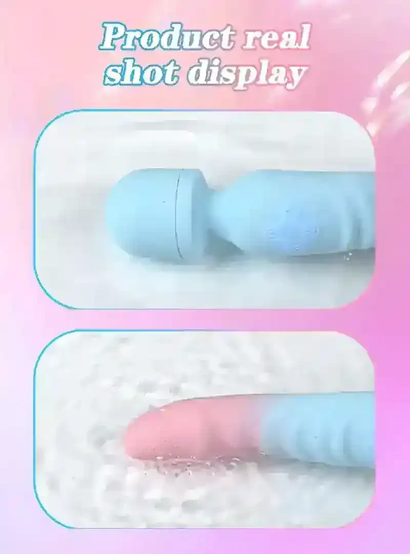 vibrador flexible cabeza y cola curvada