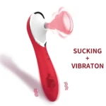 vibrador g-spot con succión oral