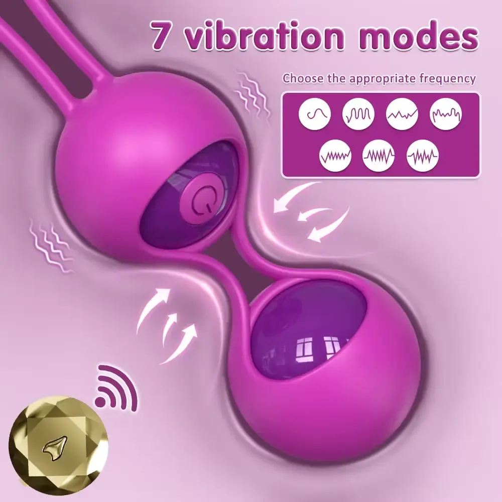 vibrador kegel silicona medica control remoto 16