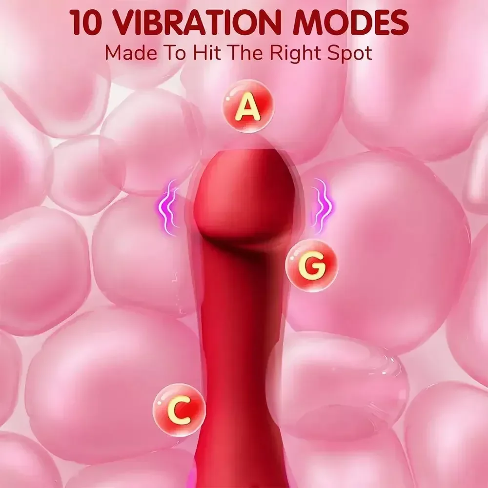 vibrador lengua silicona medica 10 modos
