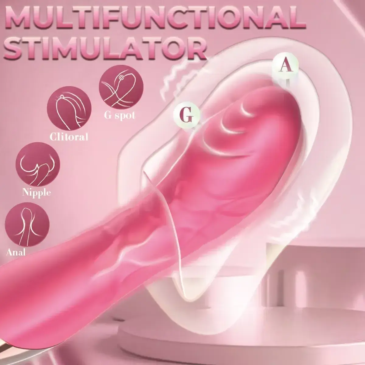 vibrador multifuncional para punto g