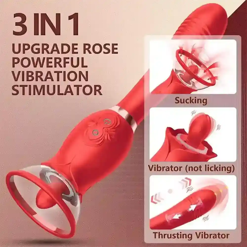 vibrador potente lengua masajeadora clitoris