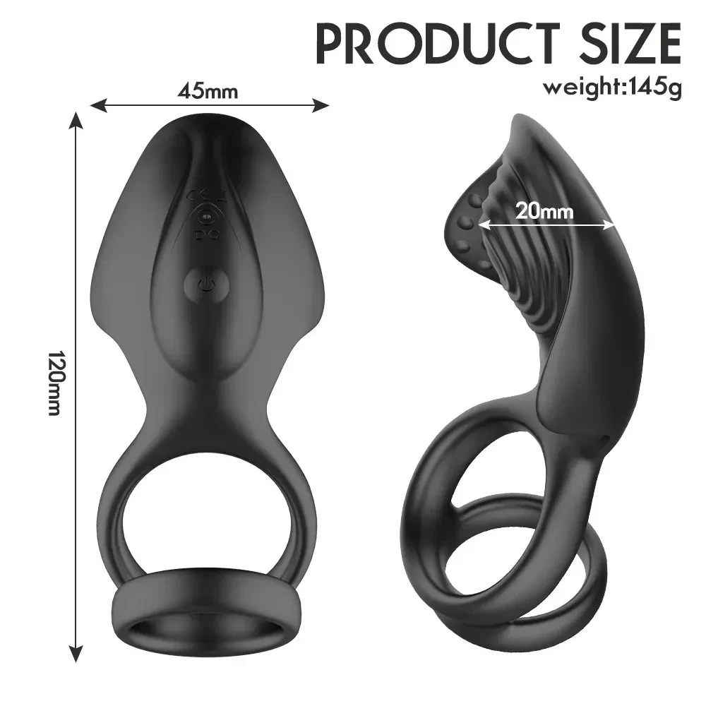 vibrador prostatico recargable de silicona