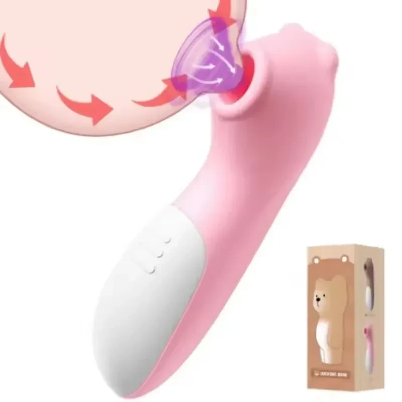 vibrador puntos g con succión potente
