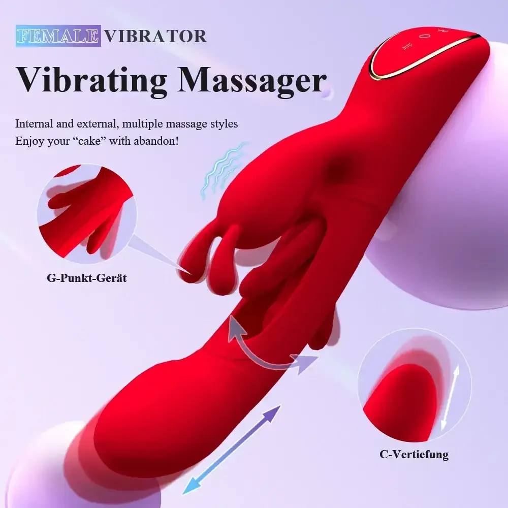 vibrador rabbit de silicona impermeable
