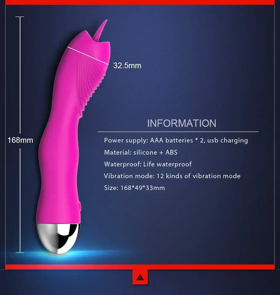 vibrador recargable con punta curvada 1
