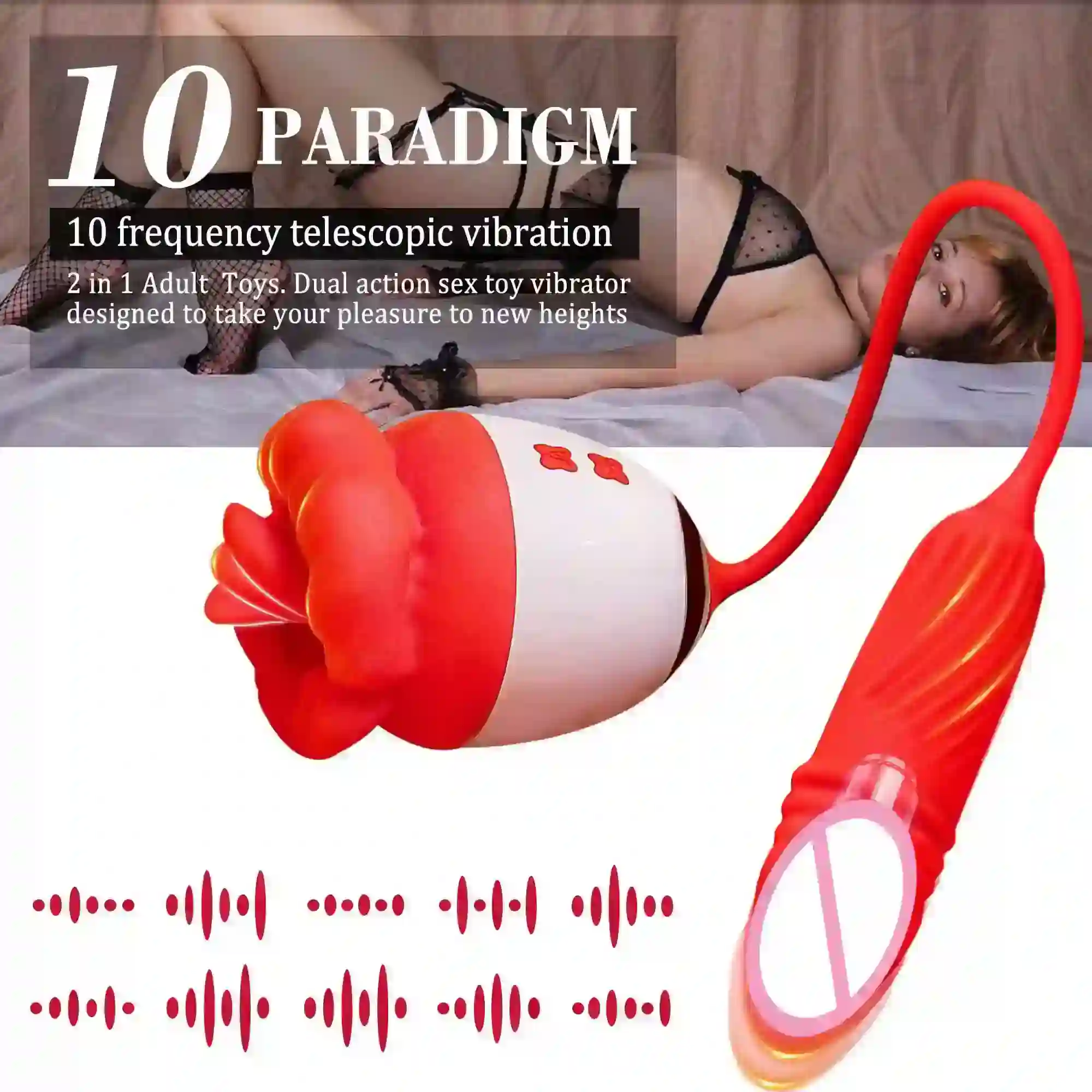 vibrador recargable usb con forma de boca