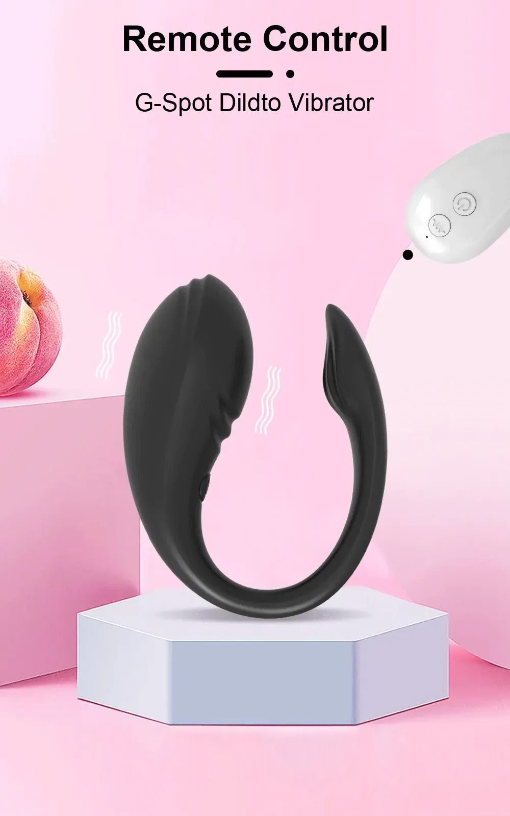 vibrador remoto silicona medica impermeable