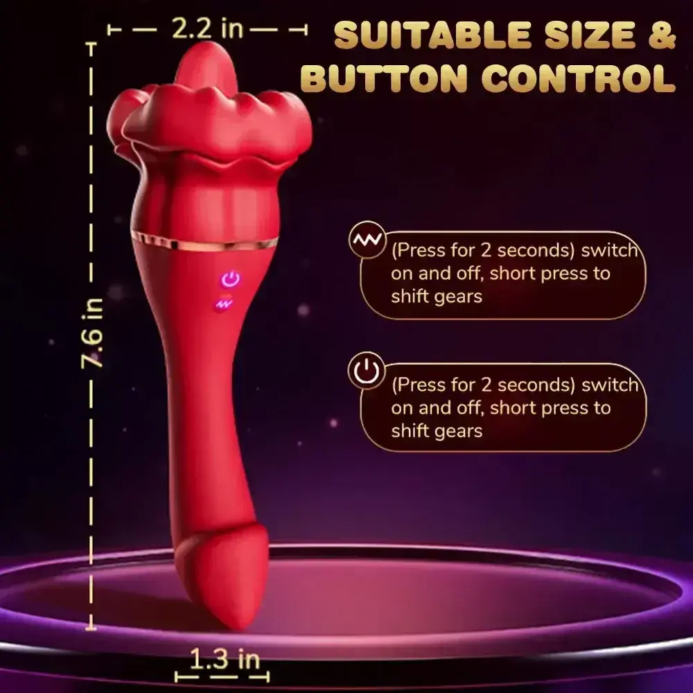 vibrador rosa 10 modos silicona