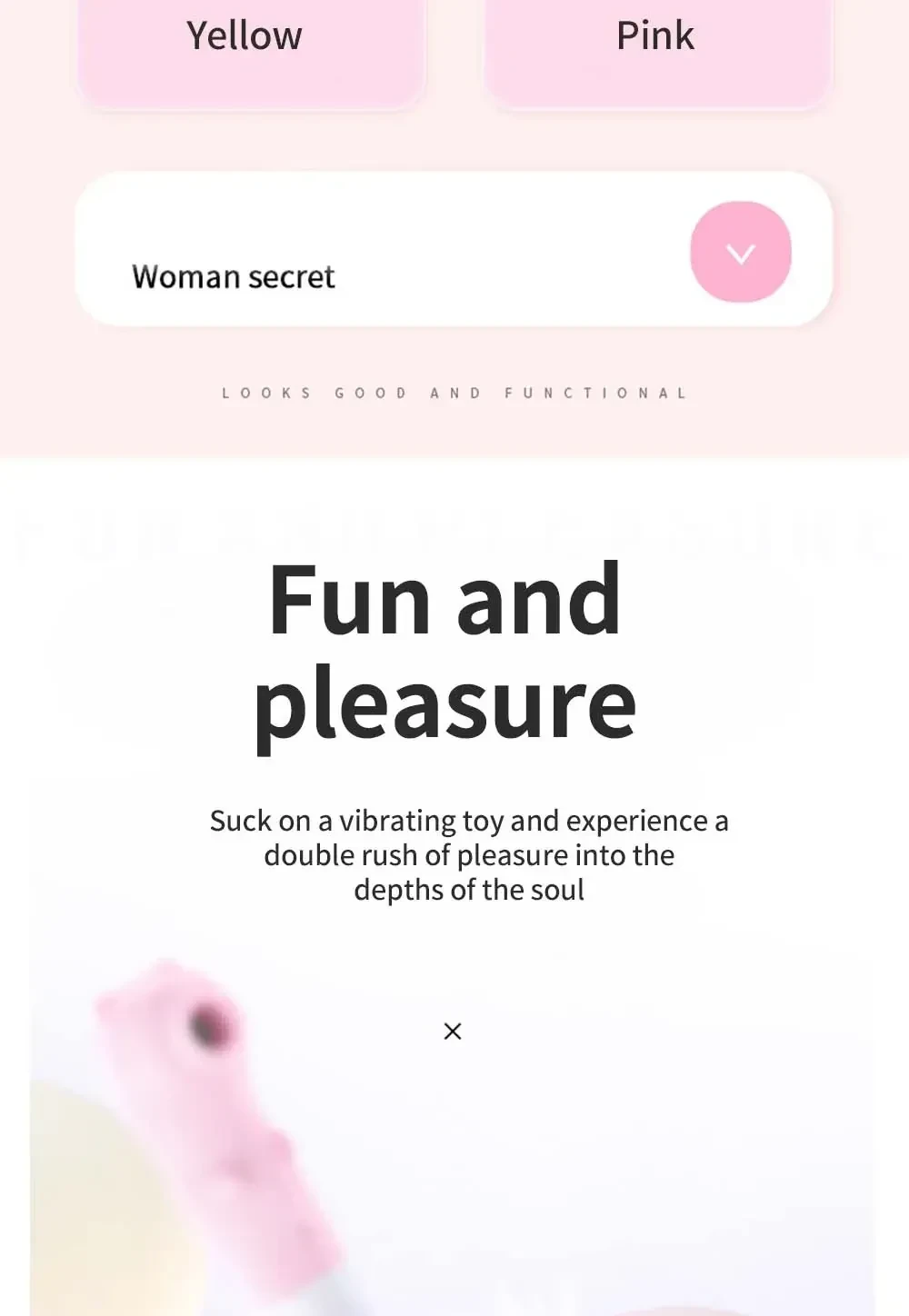 vibrador rosa silicona medica diseno ergonomico