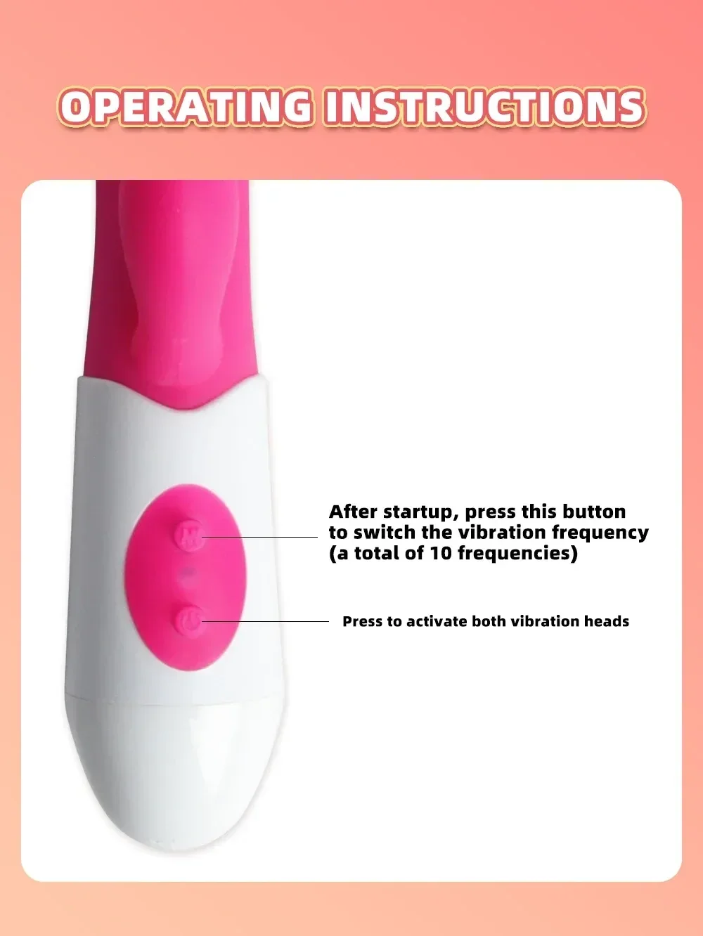 vibrador rosa silicona medica orejas flexibles