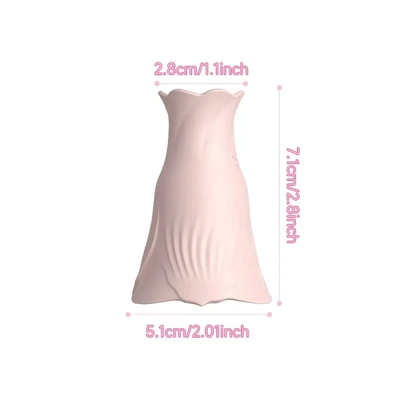 vibrador rosa succion intenso suave silicona