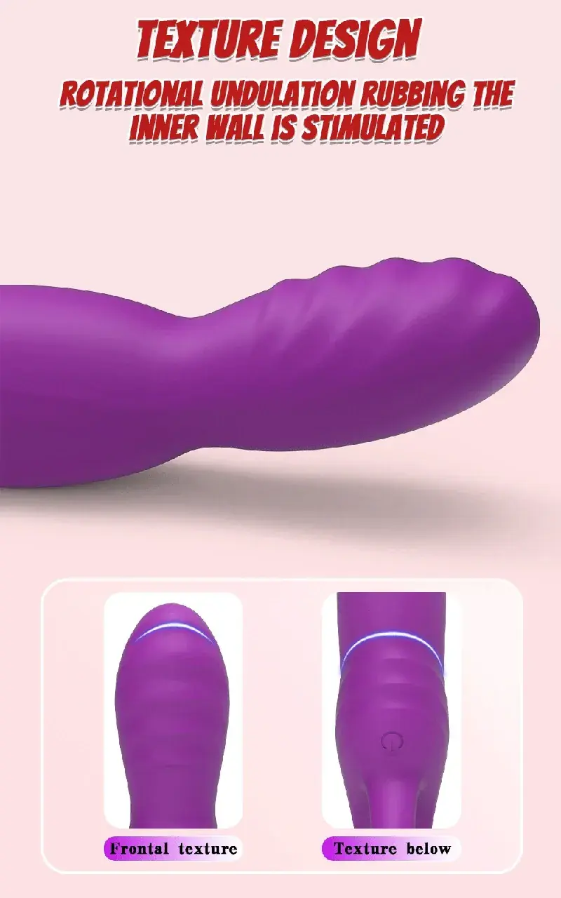 vibrador rotatorio silicona para clitoris