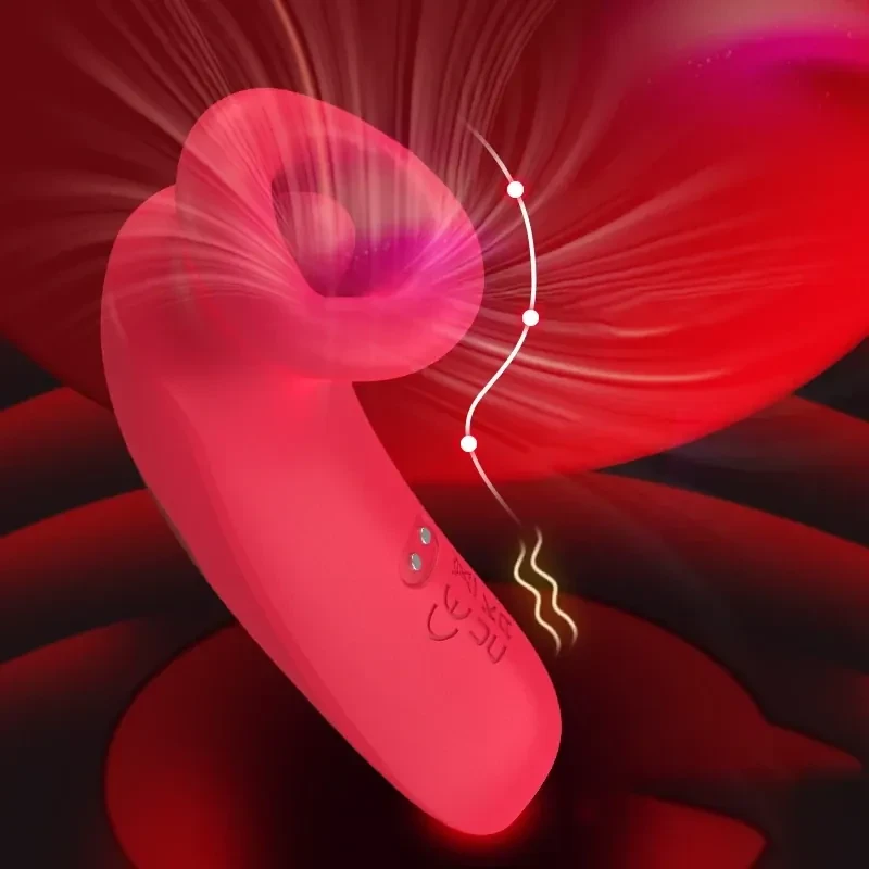 vibrador silicona lengua simulacion oral