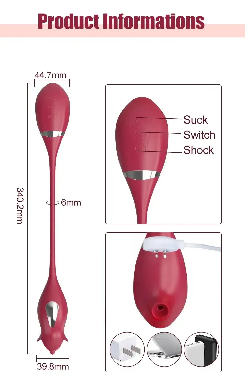 vibrador silicona medica lengua delicada