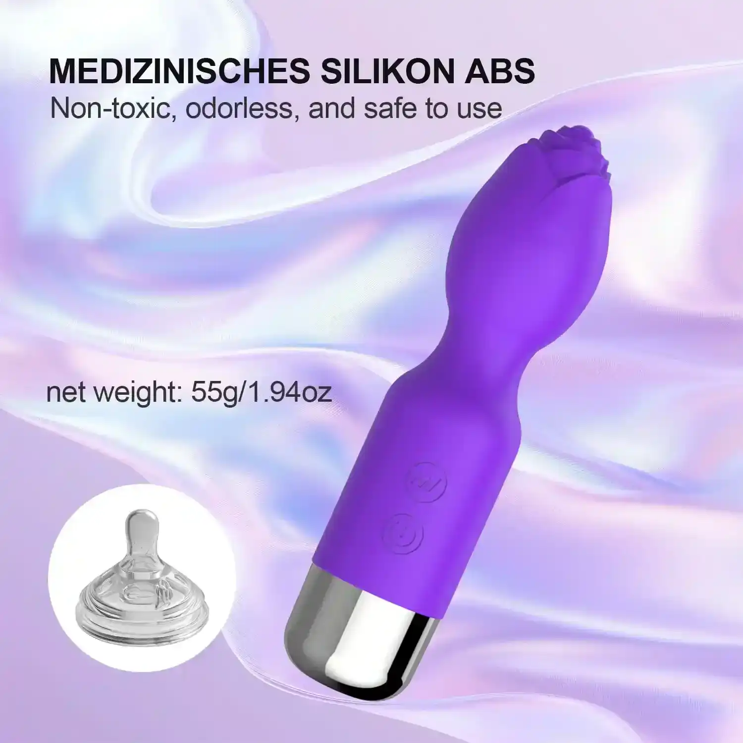 vibrador usb recargable impermeable