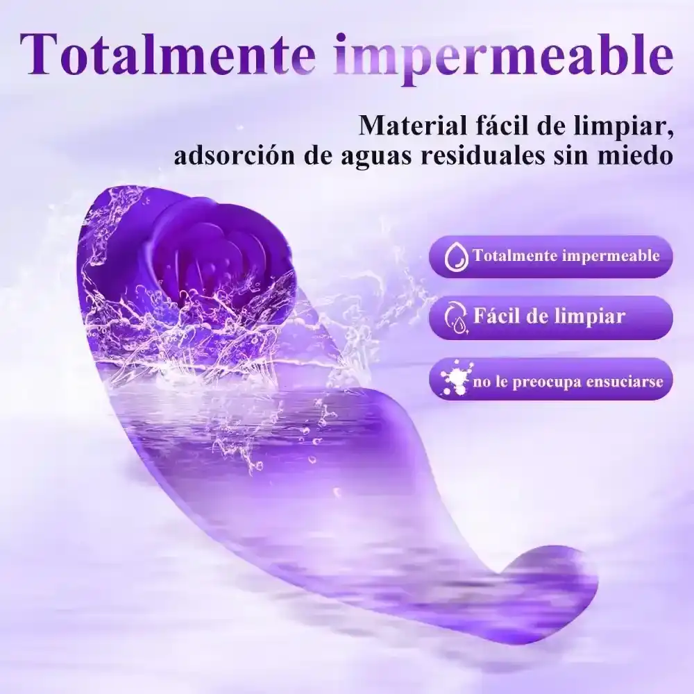 vibrador wearable impermeable recargable silicona